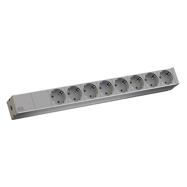 BACHMANN Steckdosenleiste 8f. Schutzk., alu 333.416